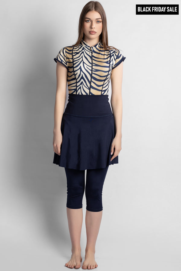 TANKINI 3 PIECE BLUE WILD