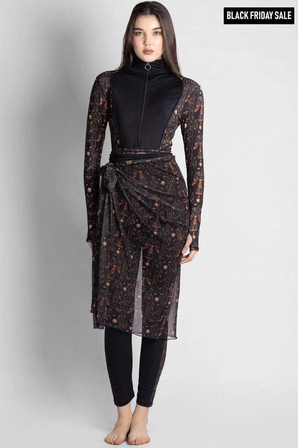 BURKINI 5 PIECE BLACK THRONE