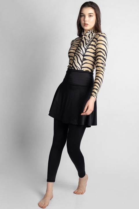 BURKINI BLACK WILD