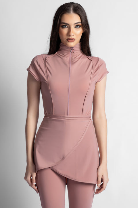 TANKINI DUSTY ROSE