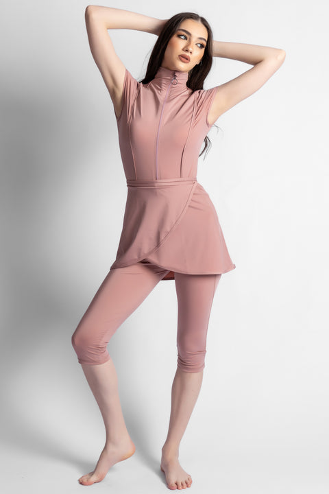 TANKINI DUSTY ROSE