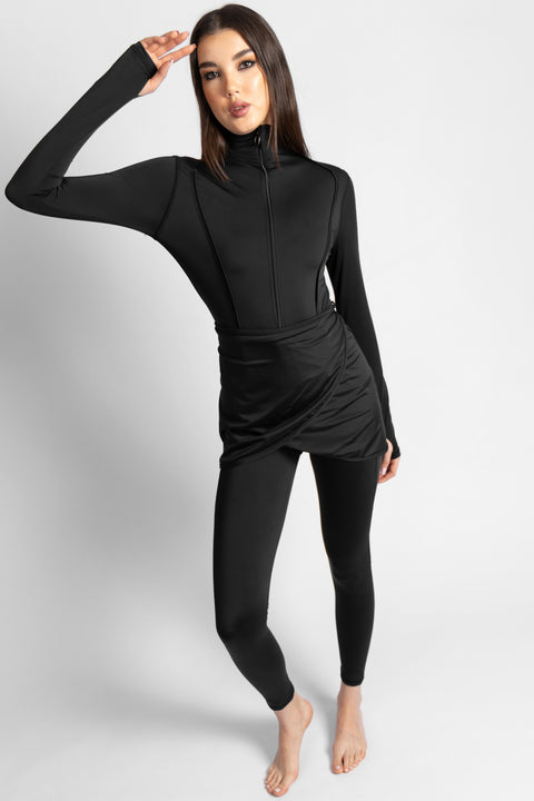 BURKINI ROYAL BLACK